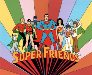 the Super Friends line-up